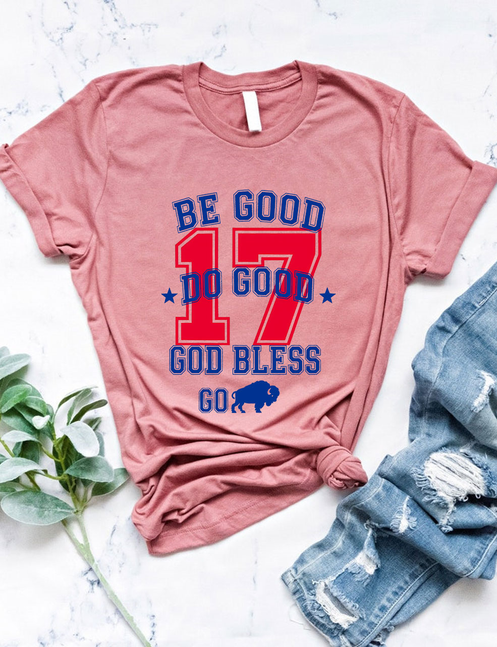Be Good Do Good Buffalo Go Bill Funny T-Shirt