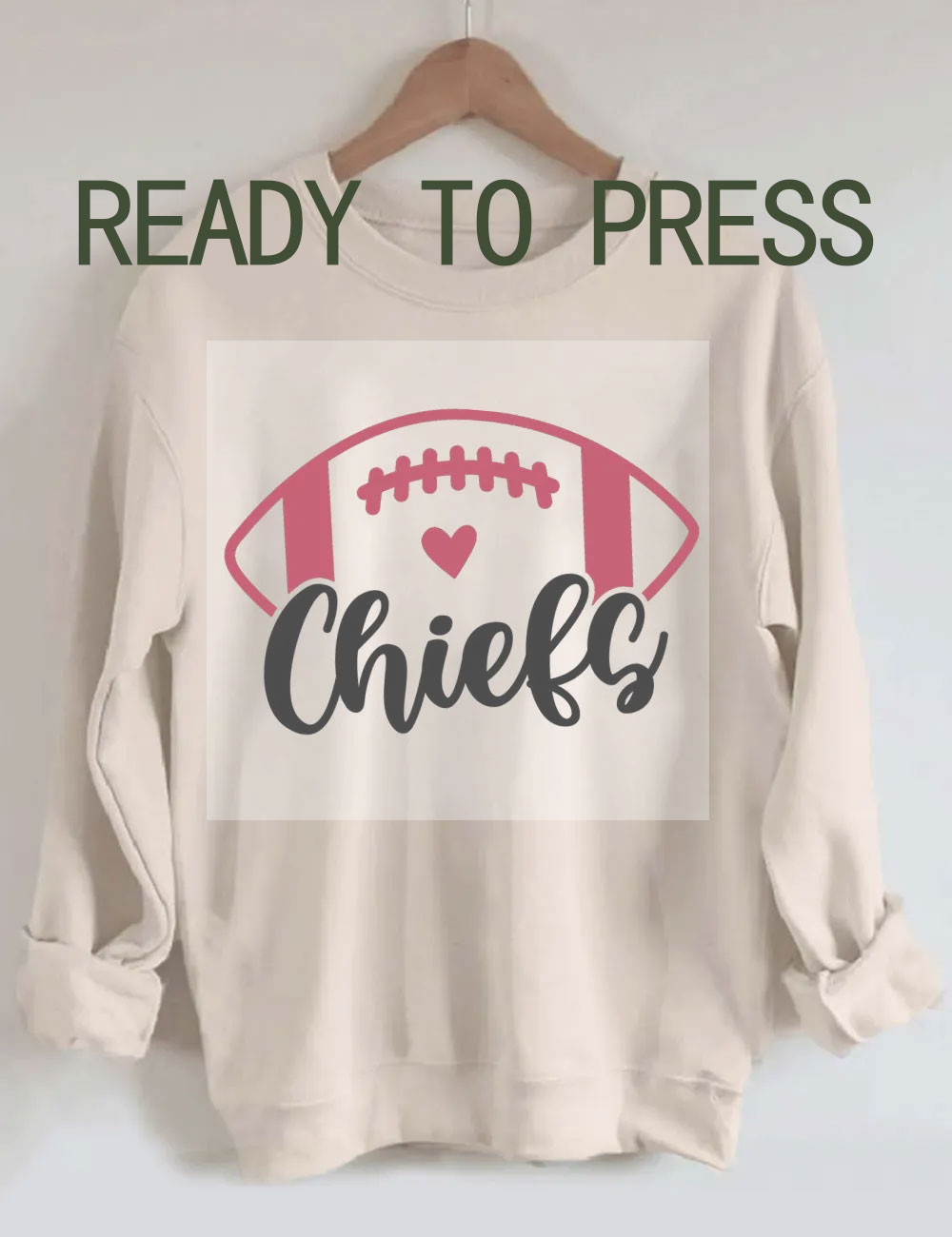 Chiefs Football DTF Heat Transfer