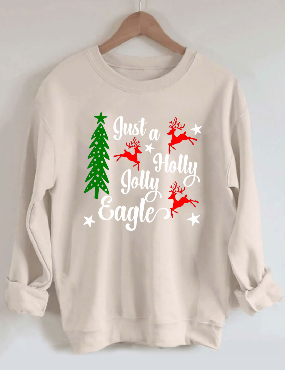 Christmas Eagles Football Sweatshirt