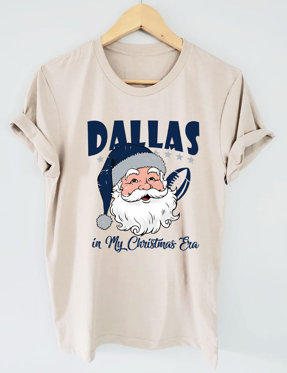 Vintage Dallas Football In My Christmas Era T-Shirt