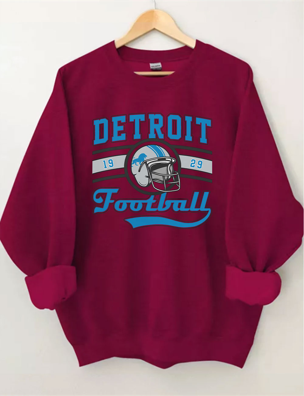 Vintage Detroit Football Sweatshirt