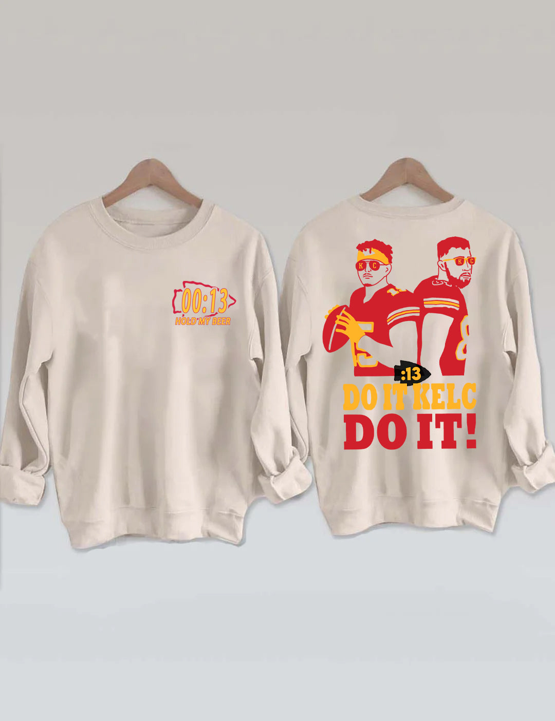 [Pre Sale] 13 Second Hold My Beer Chiefs Football Sweatshirt