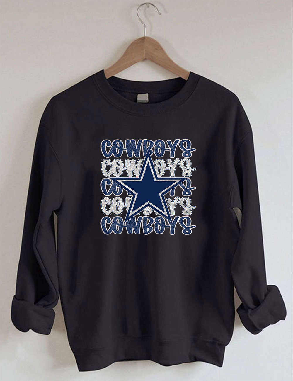 Cowboys Star Football Sweatshirt