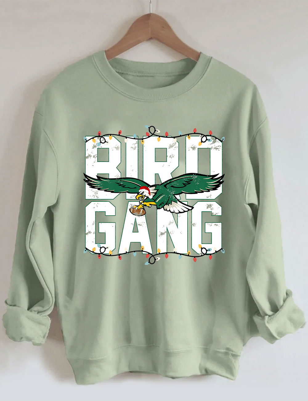 Philadelphia Bird Gang Christmas Football Sweatshirt