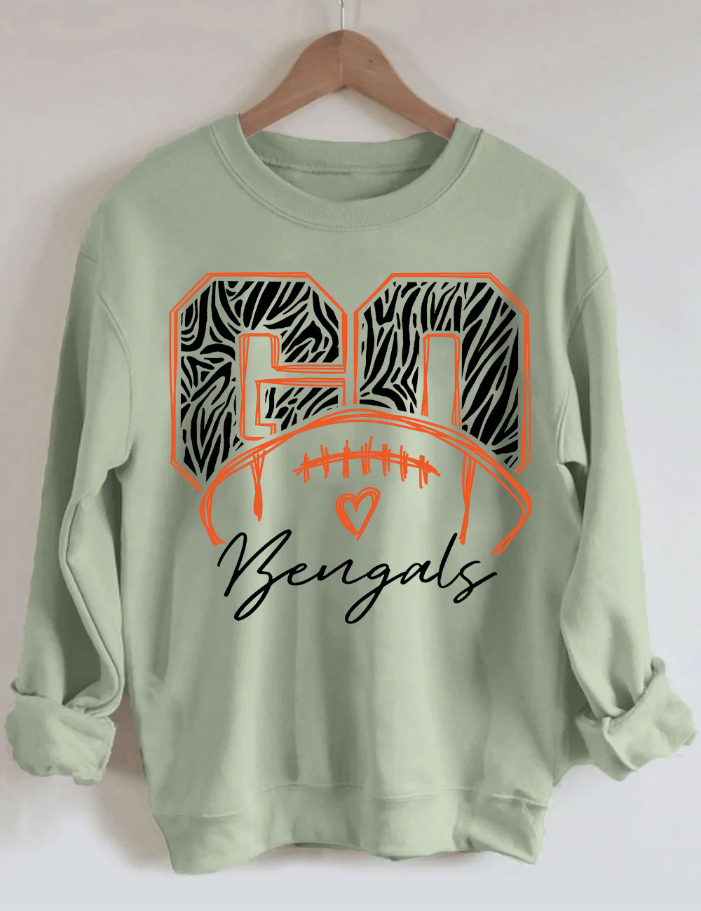 Go Bengals Football Sweatshirt