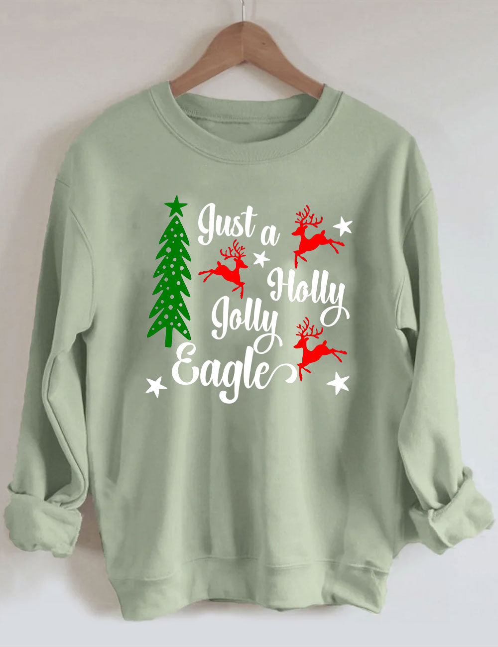 Christmas Eagles Football Sweatshirt