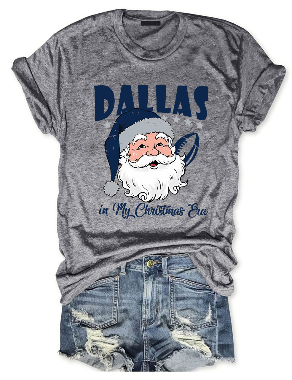 Vintage Dallas Football In My Christmas Era T-Shirt