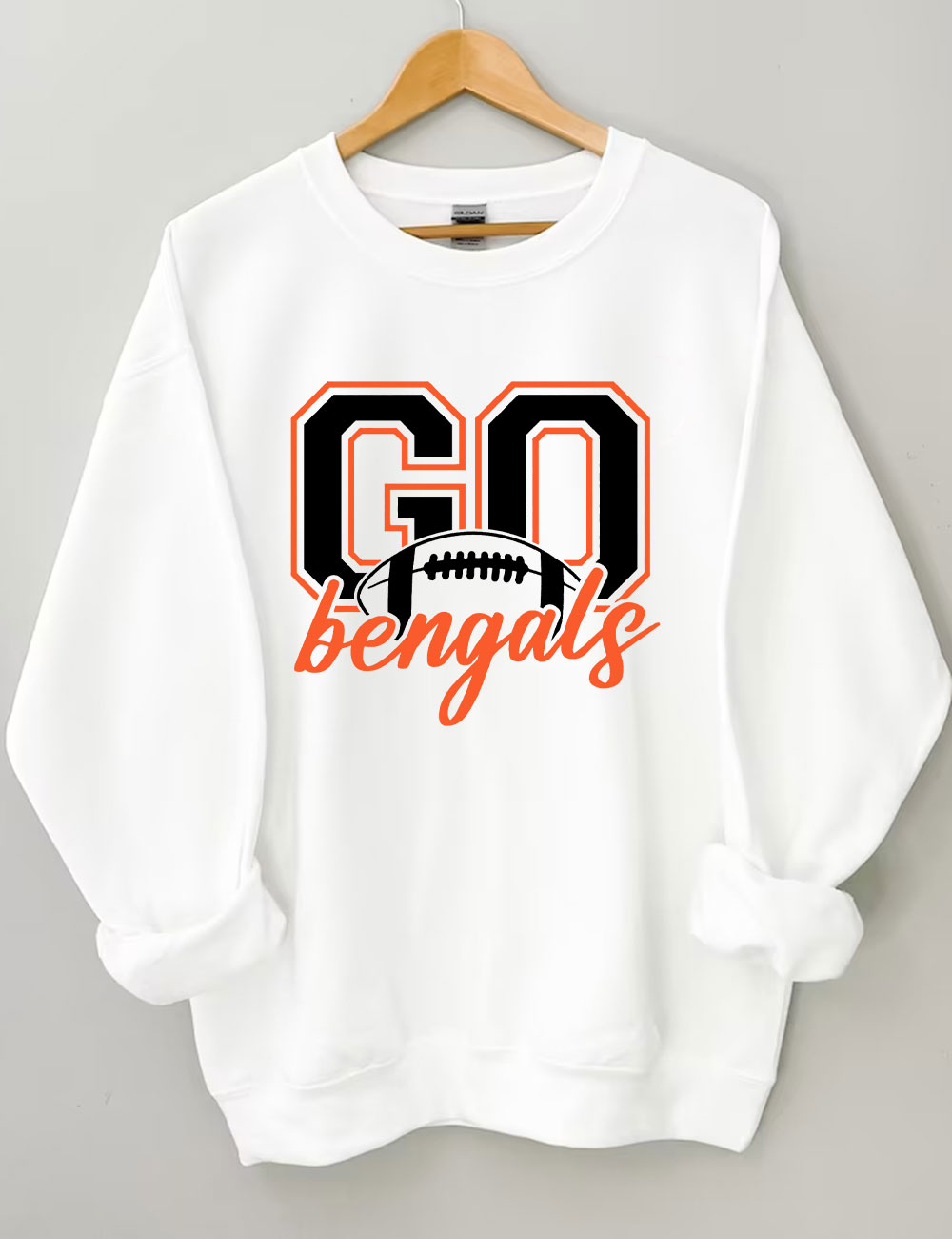 Go Bengals Football Sweatshirt