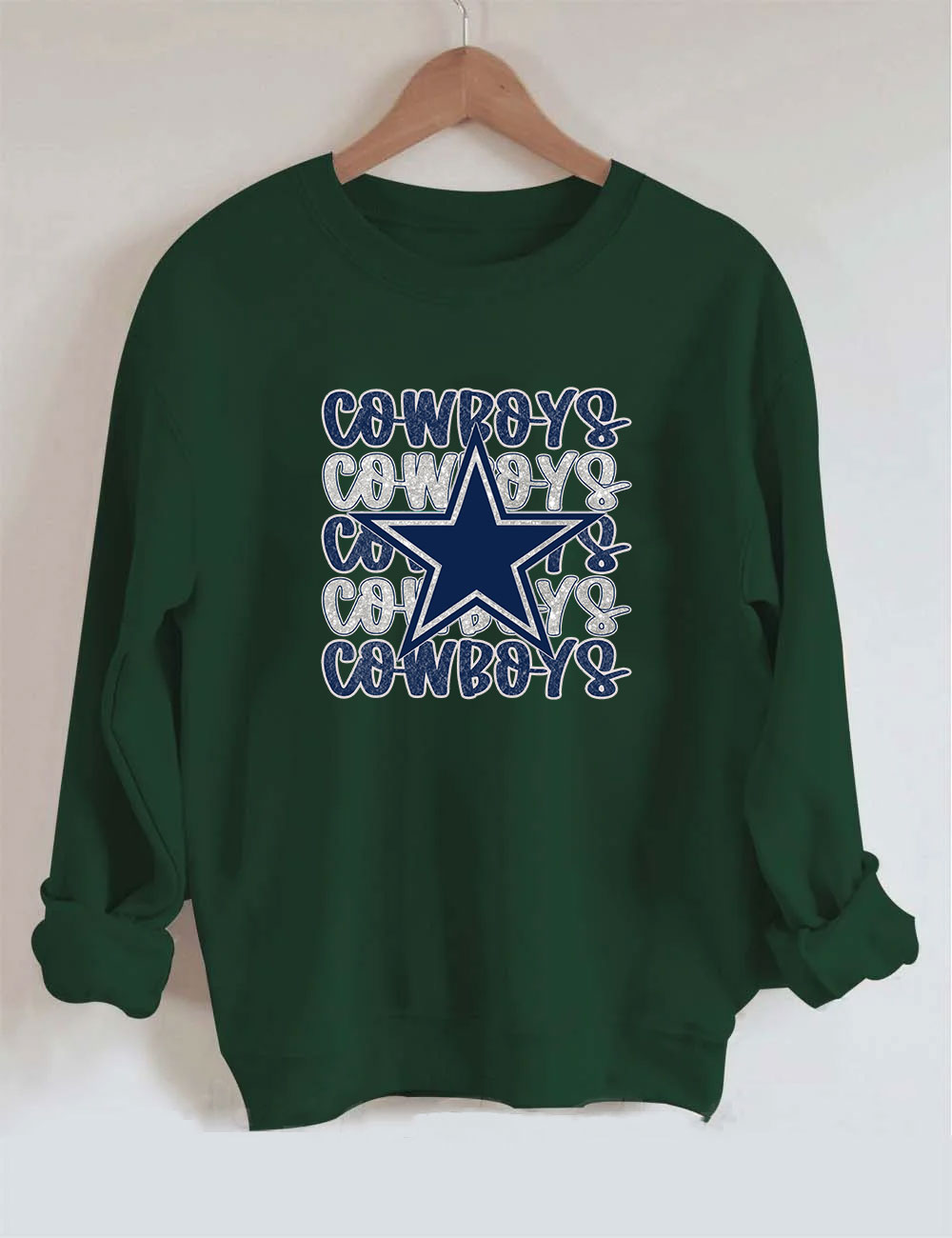 Cowboys Star Football Sweatshirt