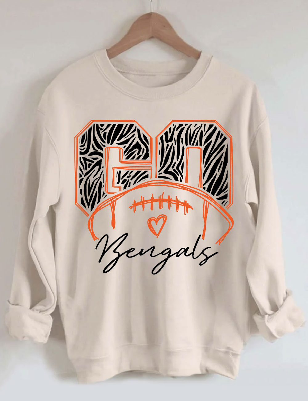 Go Bengals Football Sweatshirt