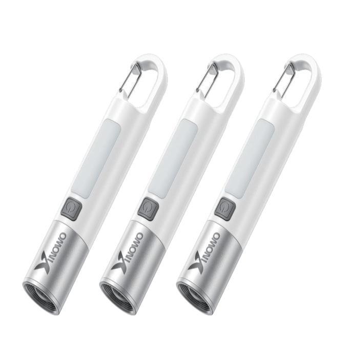 Rechargeable LED Flashlight: 3 Modes, IPX65 Waterproof & Durable for Camping, Fishing, Emergencies, Outdoor/Night Illumination