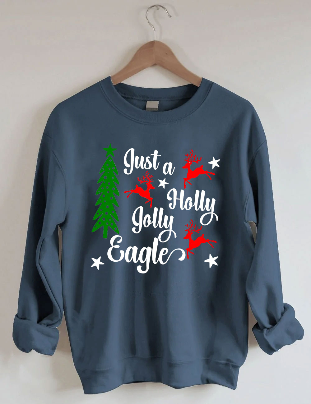 Christmas Eagles Football Sweatshirt