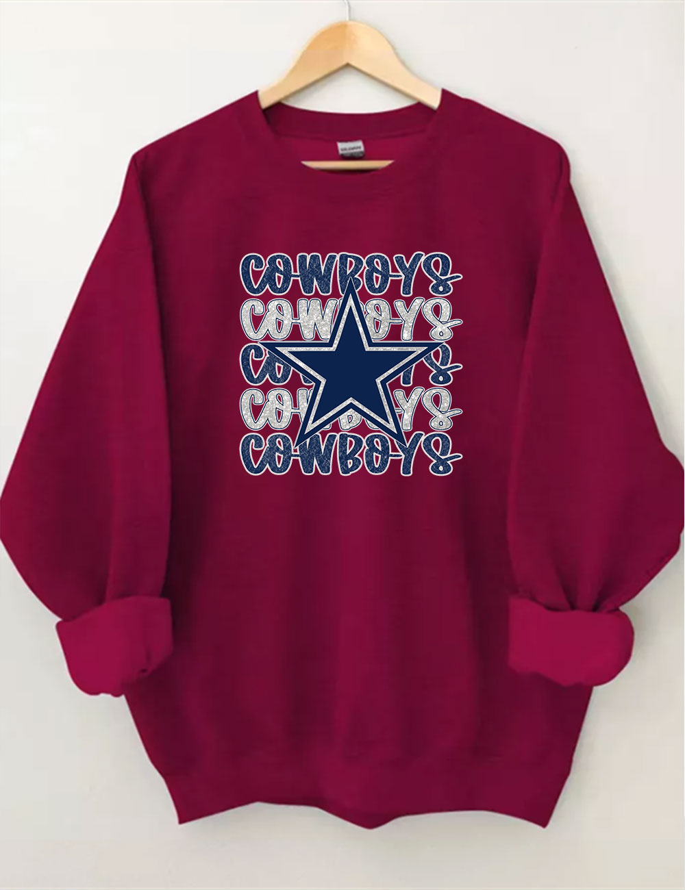 Cowboys Star Football Sweatshirt