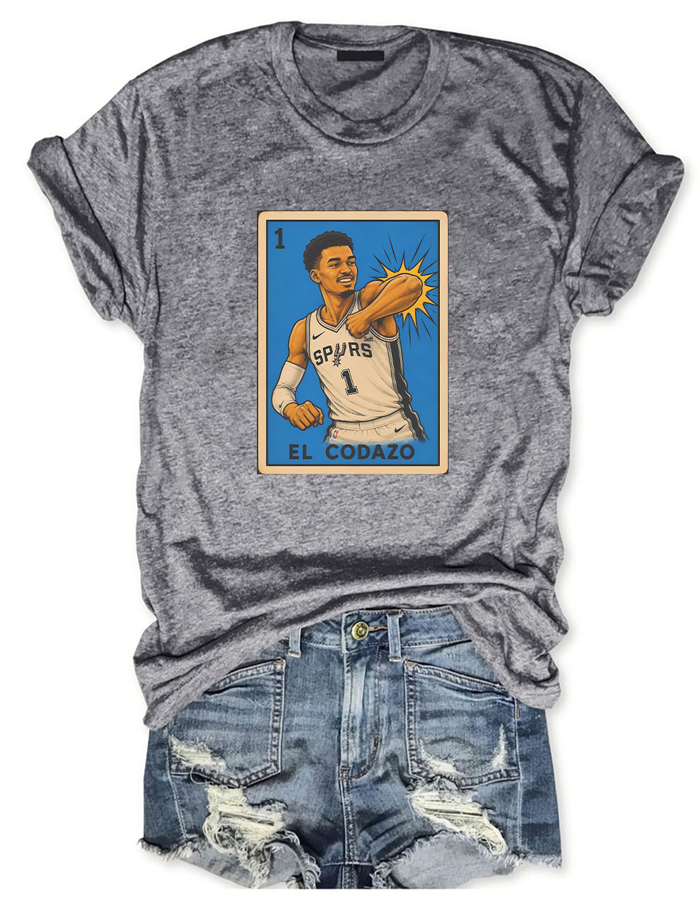 El Codazo Spurs Funny Basketball T-shirt