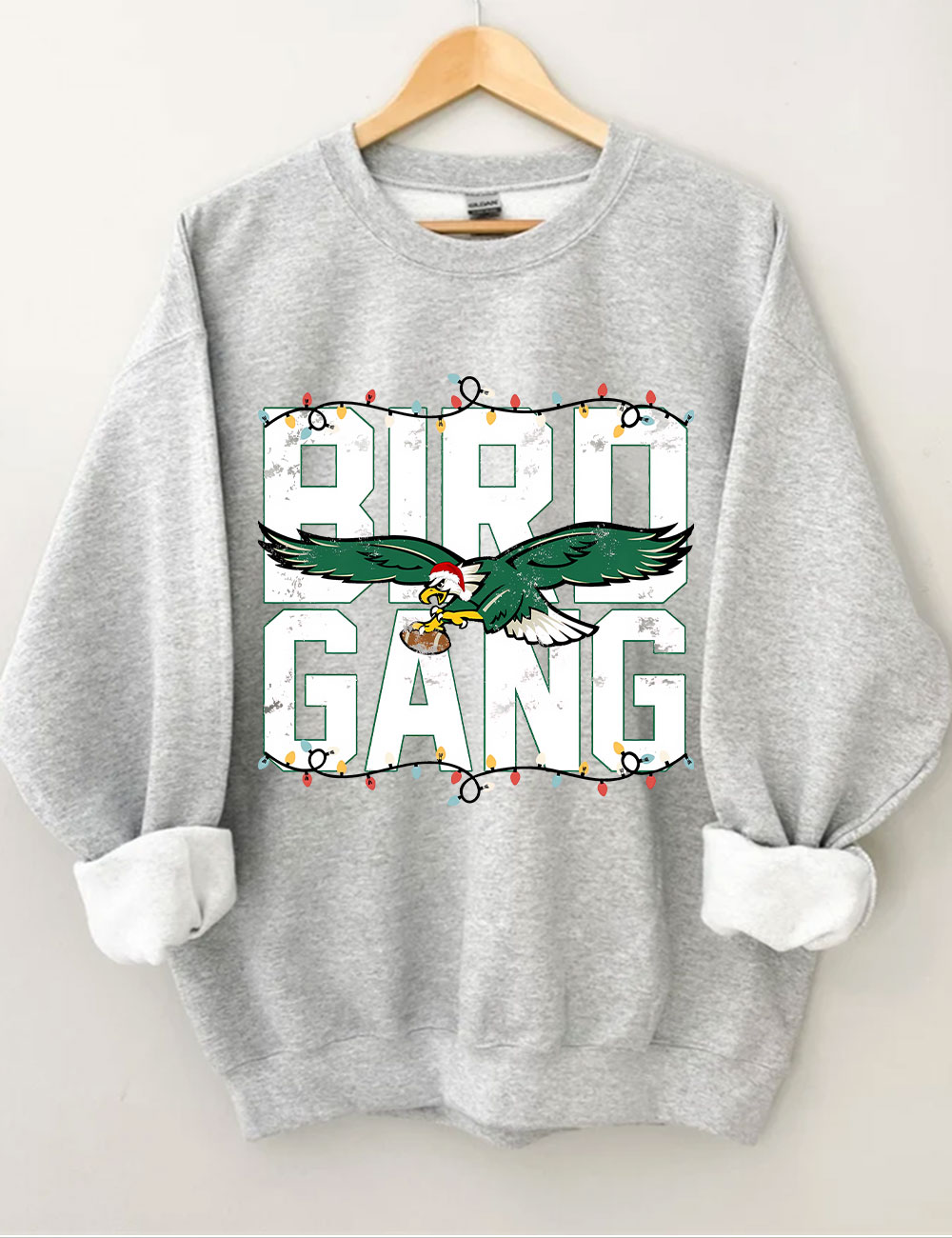 Philadelphia Bird Gang Christmas Football Sweatshirt