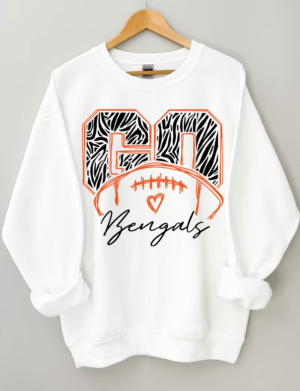 Go Bengals Football Sweatshirt
