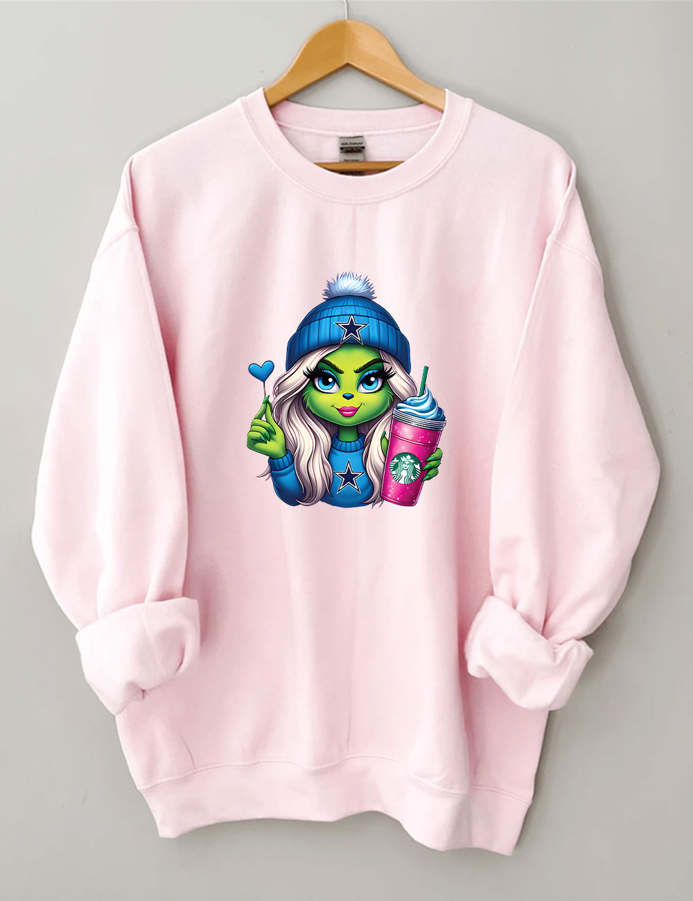 Grinch Cowboys Christmas Sweatshirt