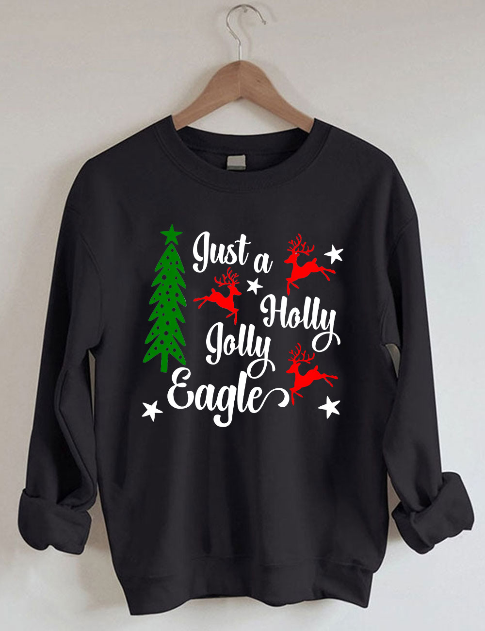 Christmas Eagles Football Sweatshirt