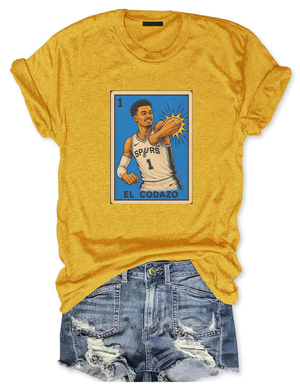 El Codazo Spurs Funny Basketball T-shirt