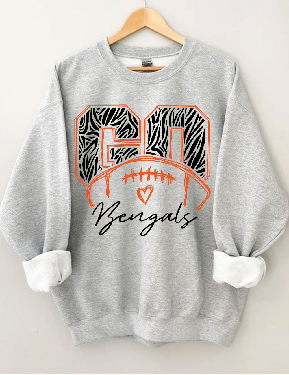 Go Bengals Football Sweatshirt
