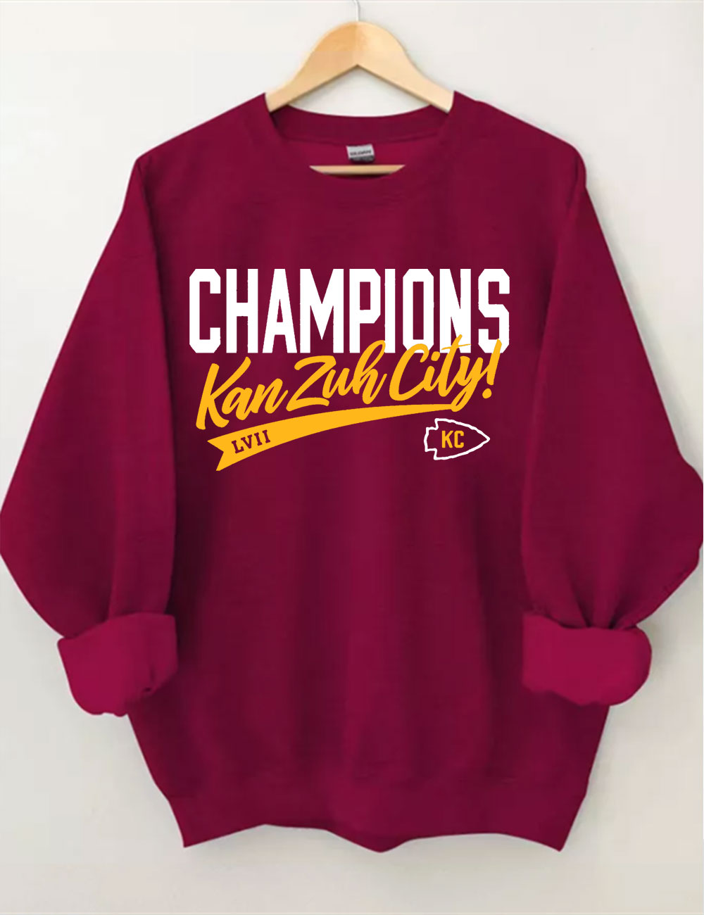 KC Champions KanZuhCity Football Sweatshirt