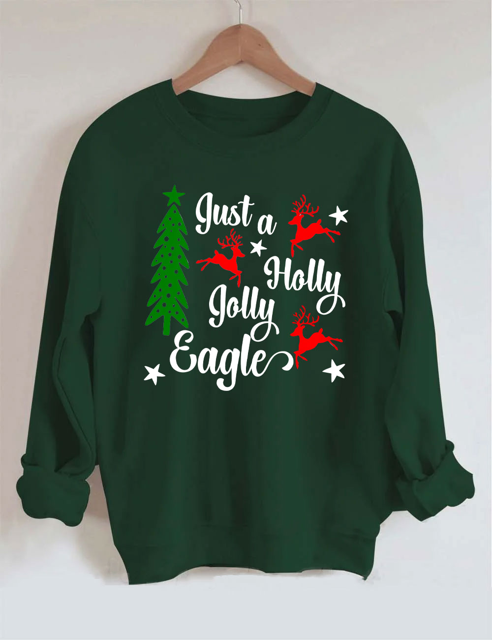 Christmas Eagles Football Sweatshirt