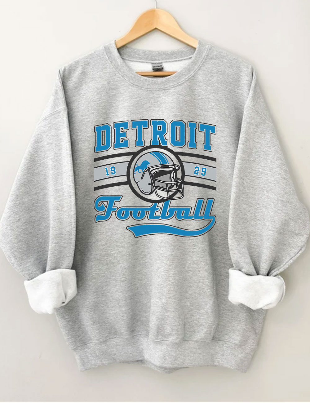 Vintage Detroit Football Sweatshirt