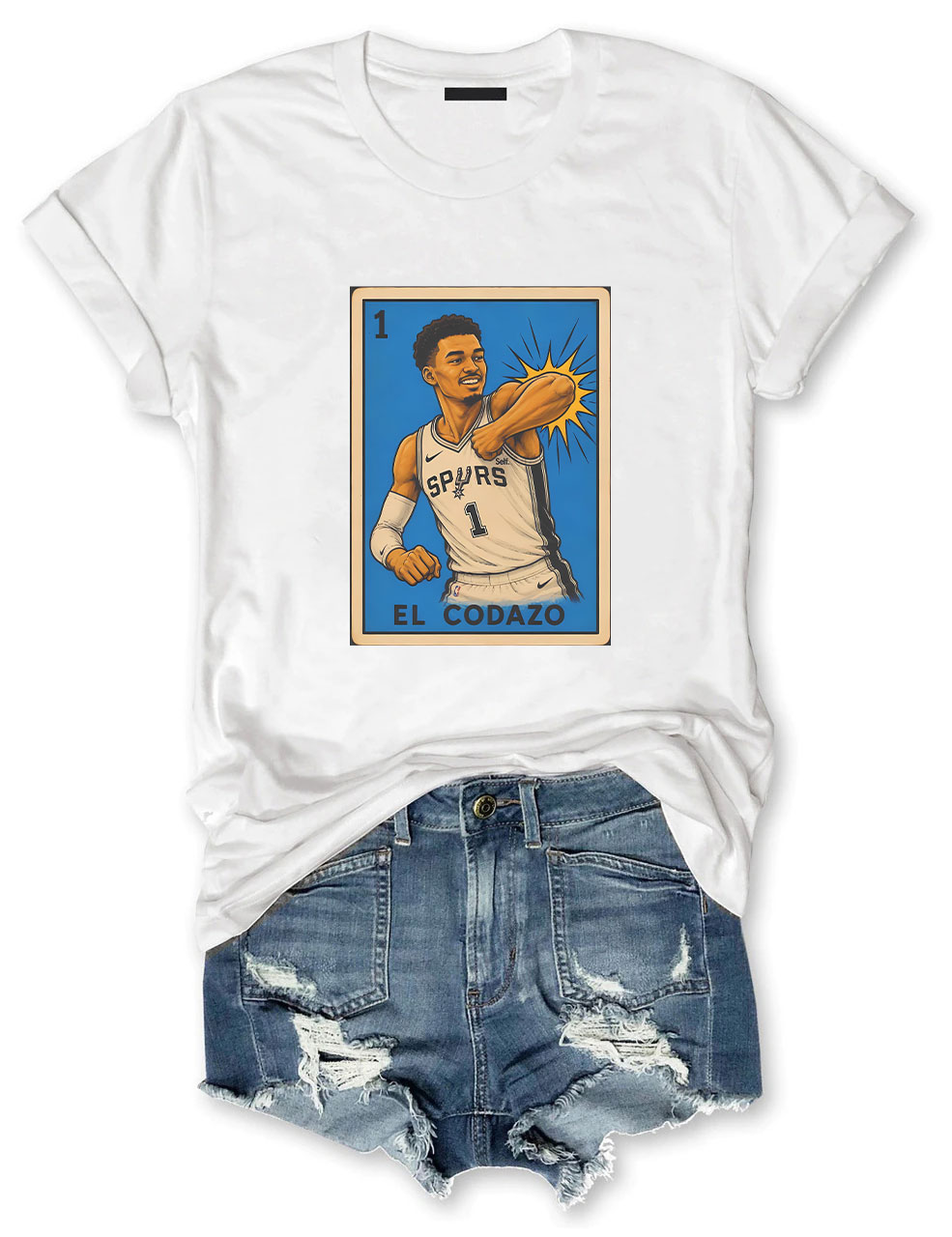 El Codazo Spurs Funny Basketball T-shirt