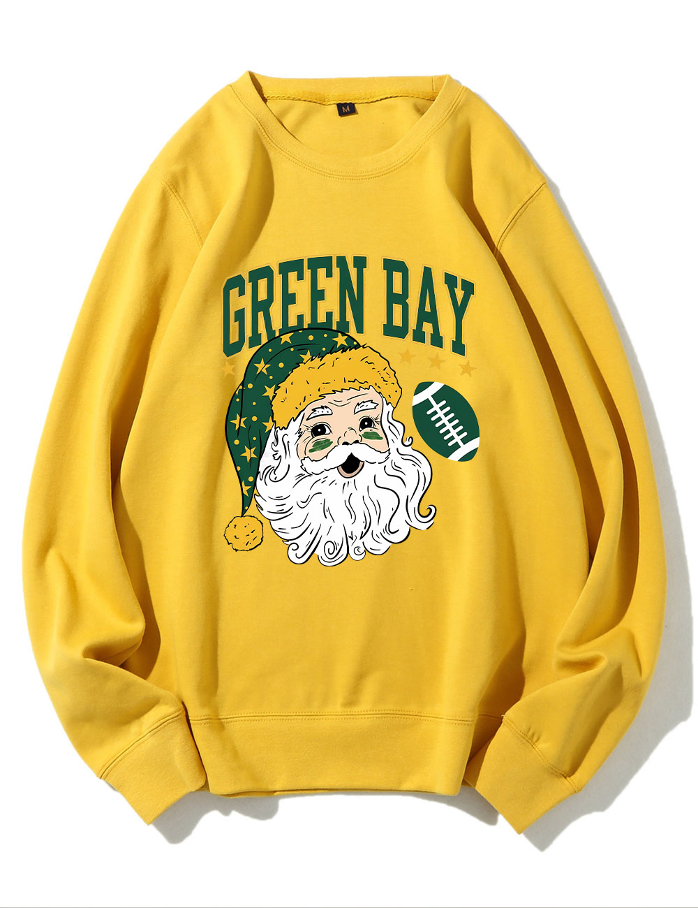 Green Bay Football Christmas Santa Sweatshirt