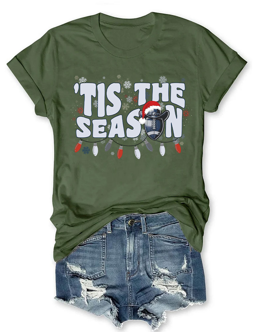 Christmas Dallas Football T-Shirt