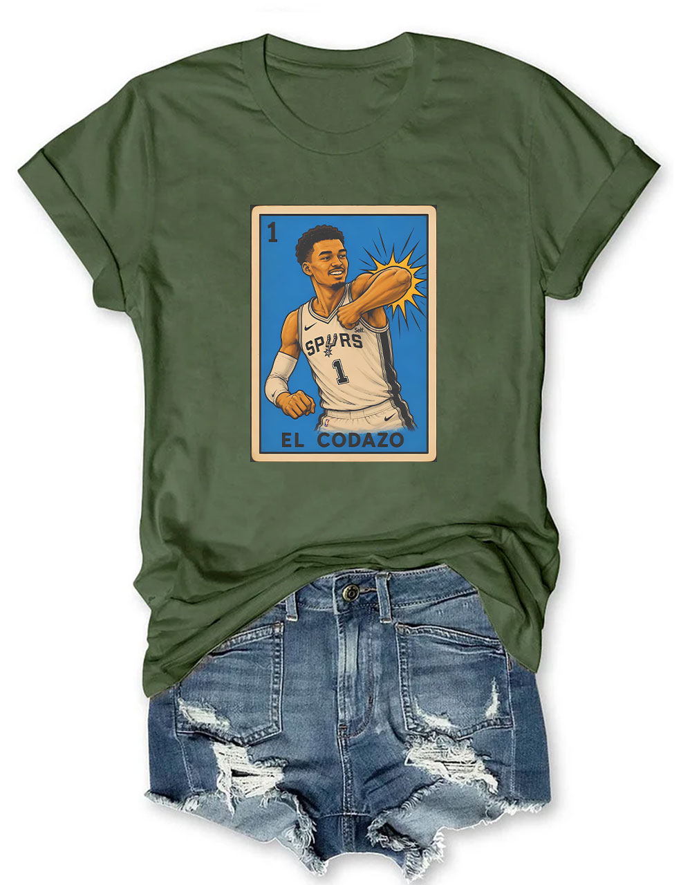 El Codazo Spurs Funny Basketball T-shirt
