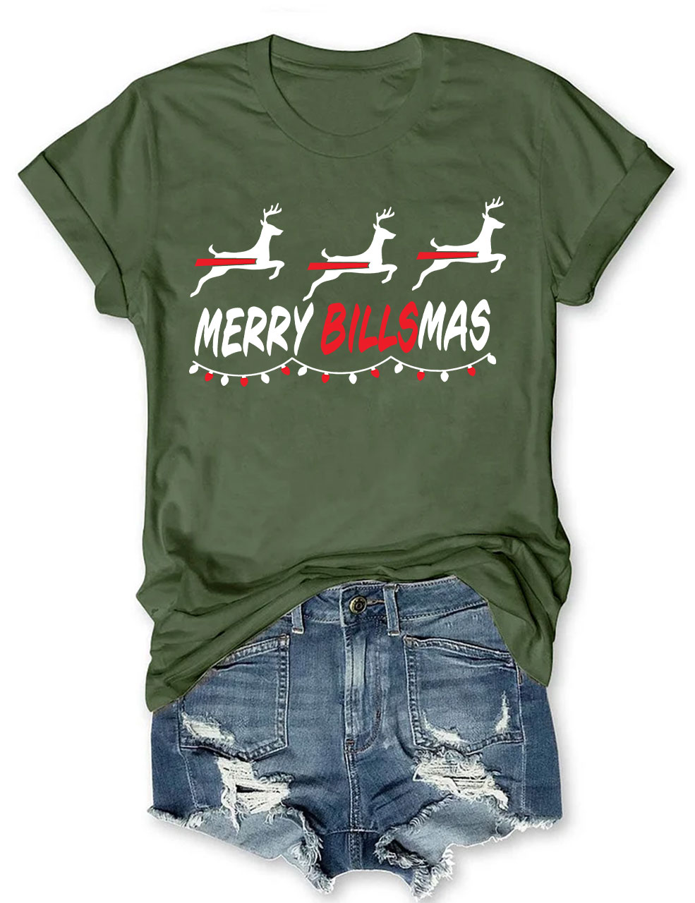 Buffalo Football Christmas T-Shirt