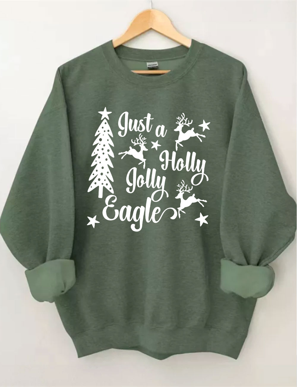 Christmas Eagles Football Sweatshirt
