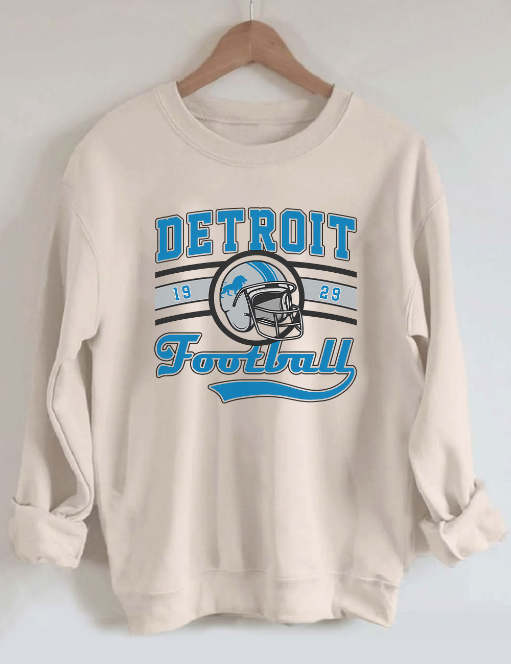 Vintage Detroit Football Sweatshirt