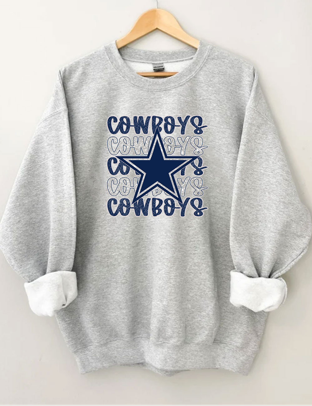Cowboys Star Football Sweatshirt