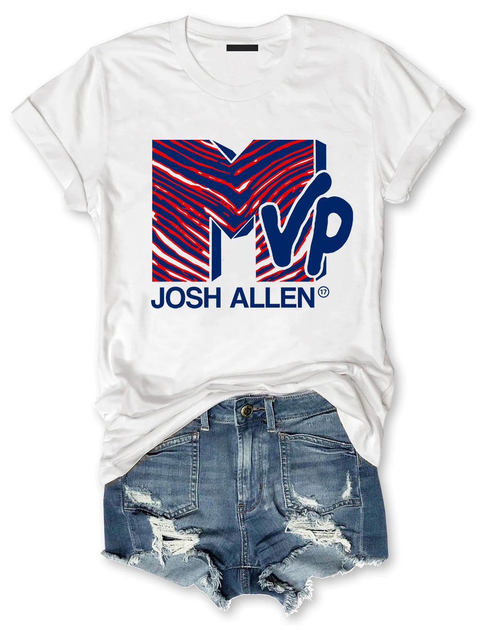 Josh Allen 17 MVP Tee Buffalo Funny T-Shirt