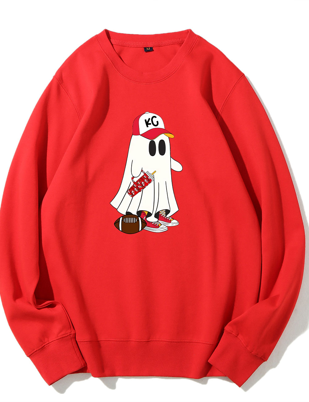 Kansas City Football Spooky Ghost Sweatshirt
