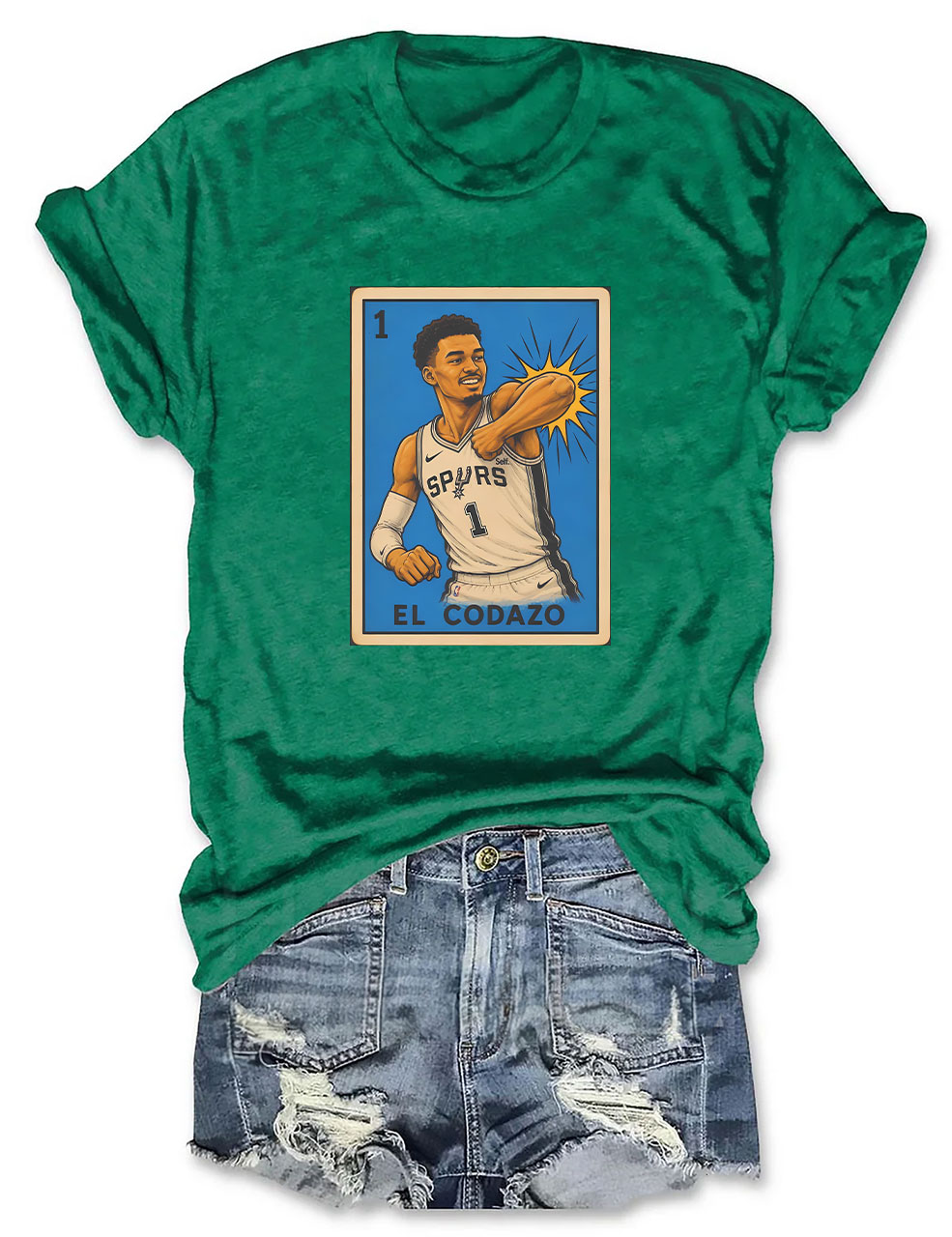 El Codazo Spurs Funny Basketball T-shirt