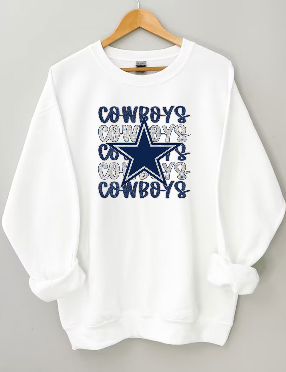 Cowboys Star Football Sweatshirt