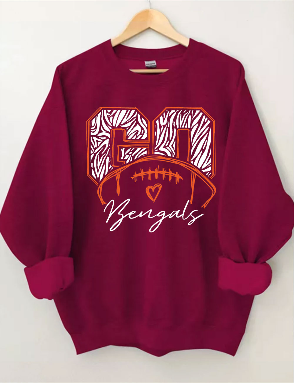 Go Bengals Football Sweatshirt
