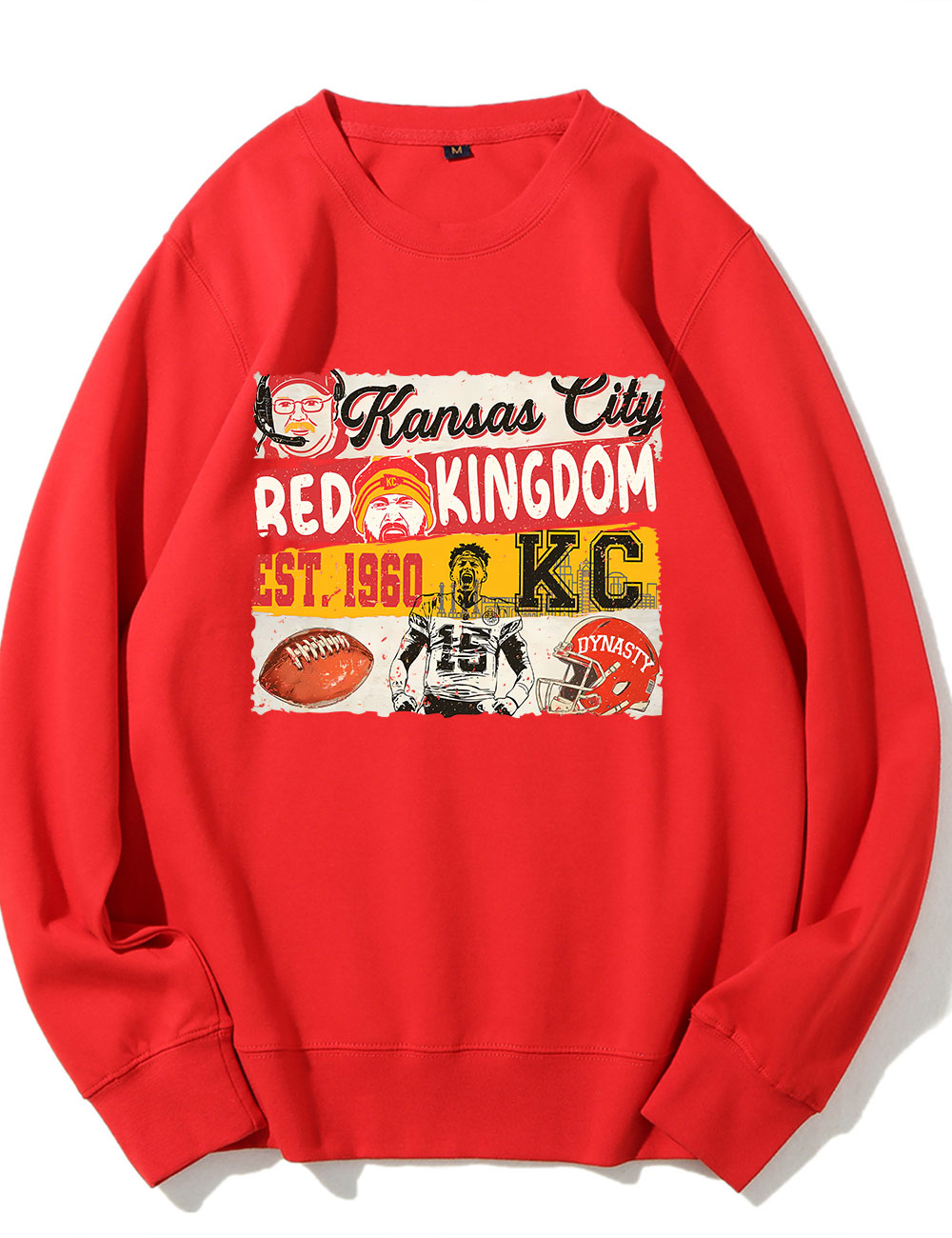 KC Chiefs Red Kingdom Superbowl Football Sweatshirt