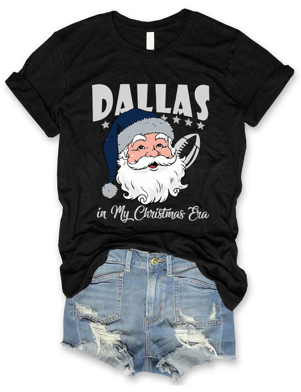 Vintage Dallas Football In My Christmas Era T-Shirt