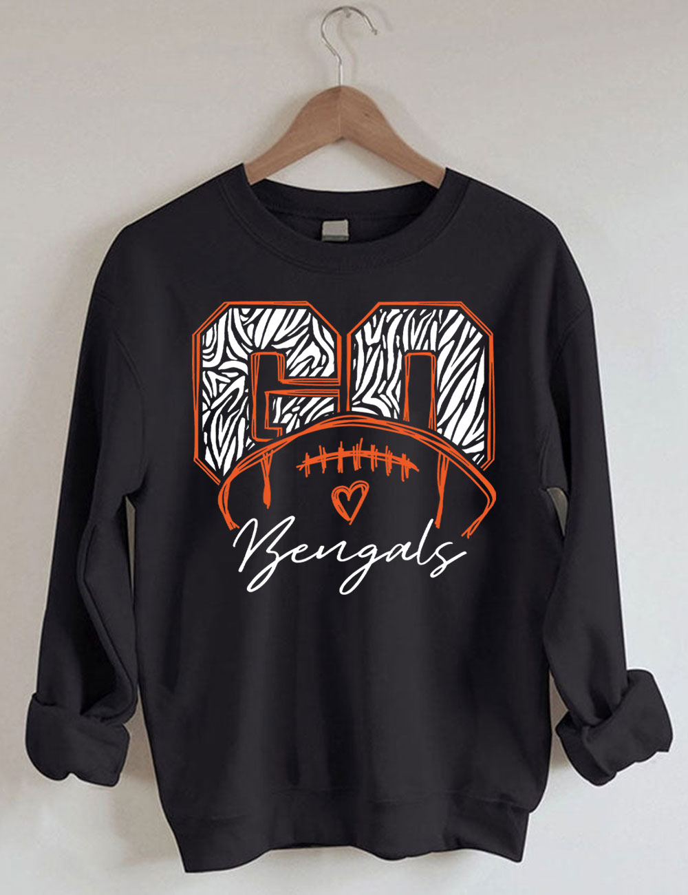 Go Bengals Football Sweatshirt