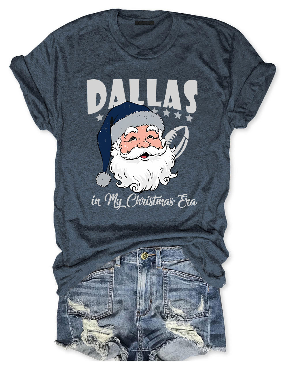 Vintage Dallas Football In My Christmas Era T-Shirt