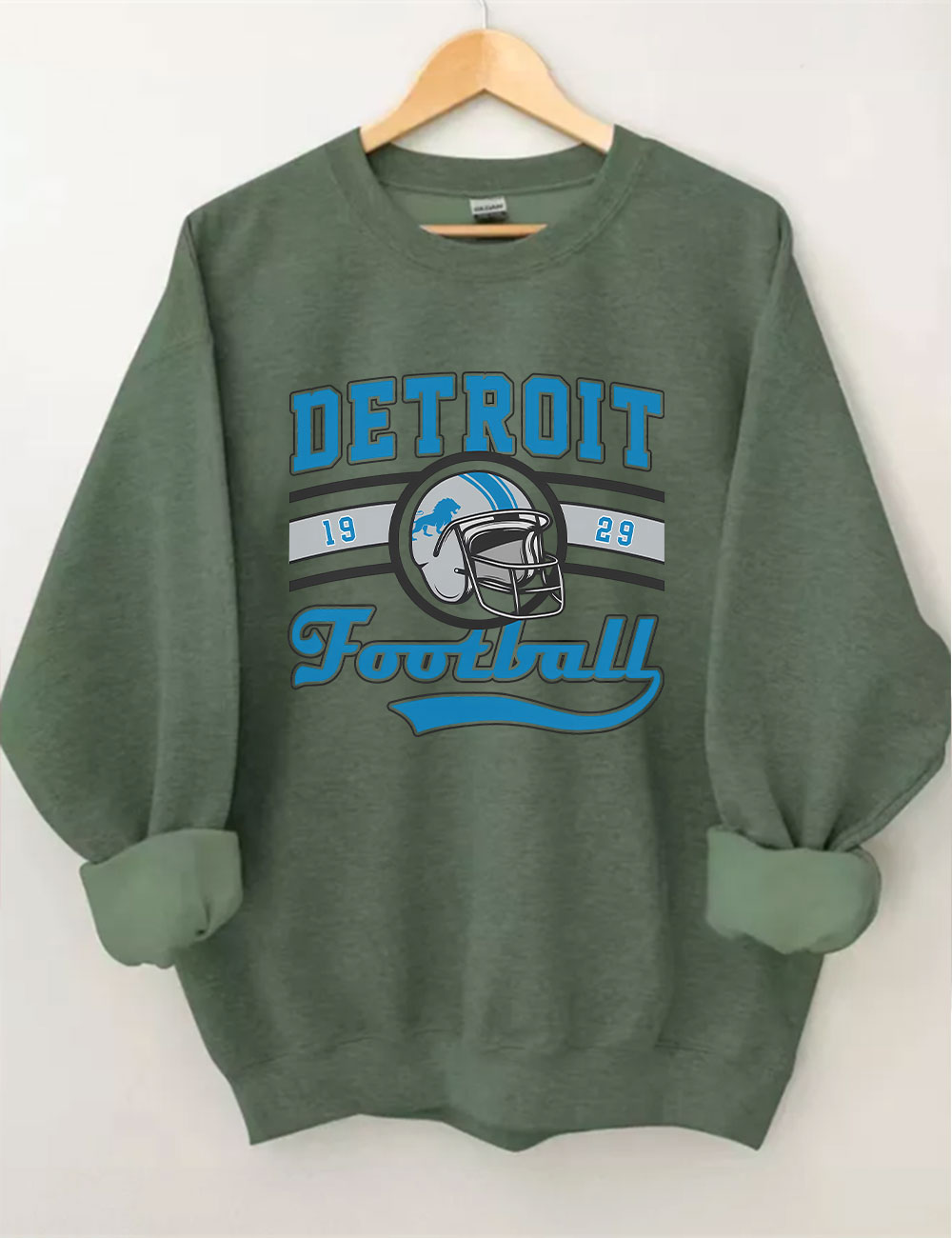 Vintage Detroit Football Sweatshirt