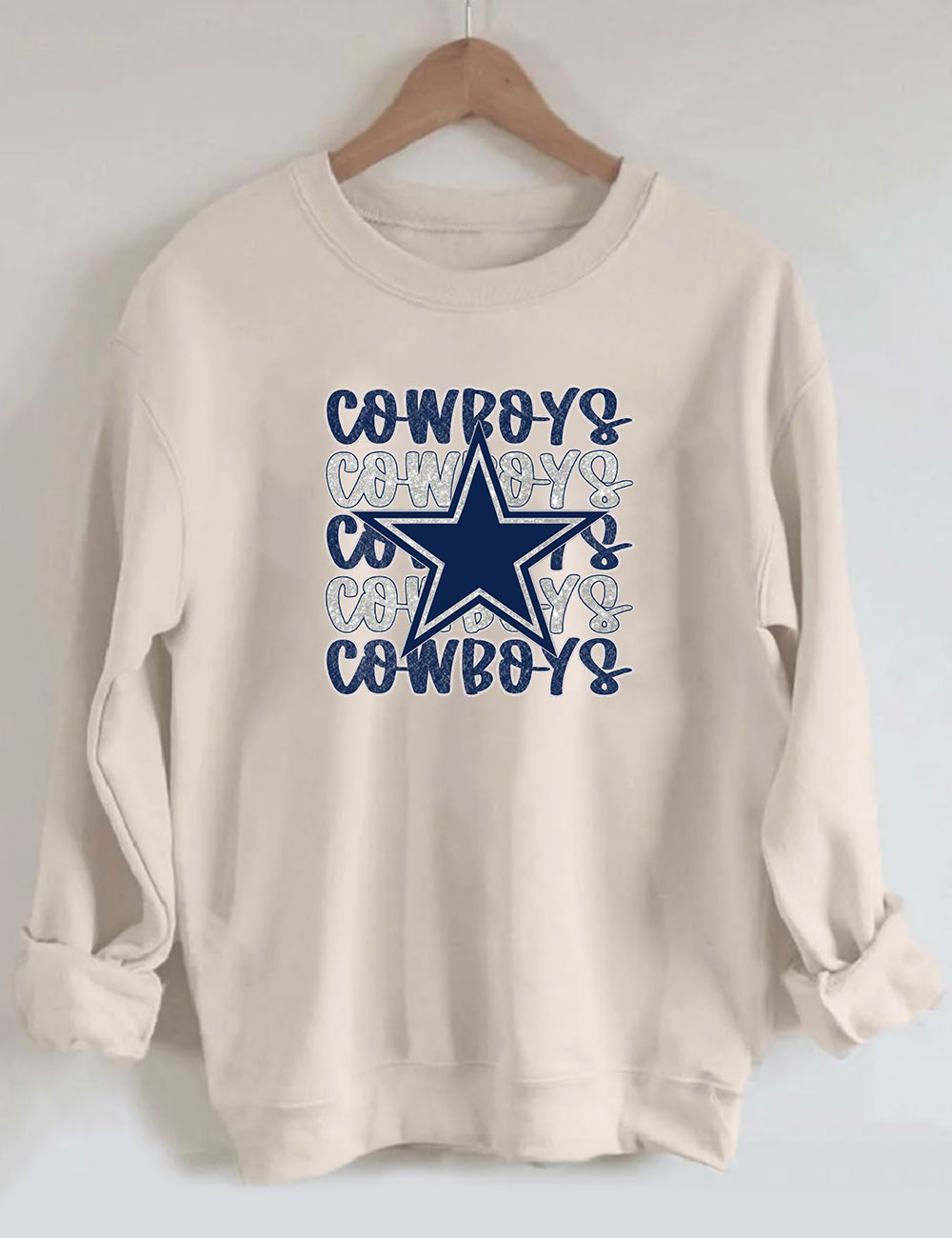 Cowboys Star Football Sweatshirt