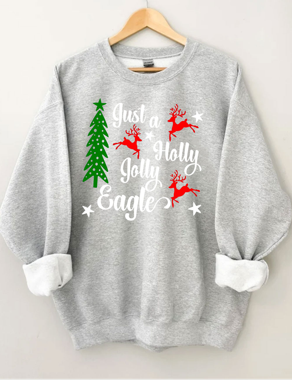 Christmas Eagles Football Sweatshirt