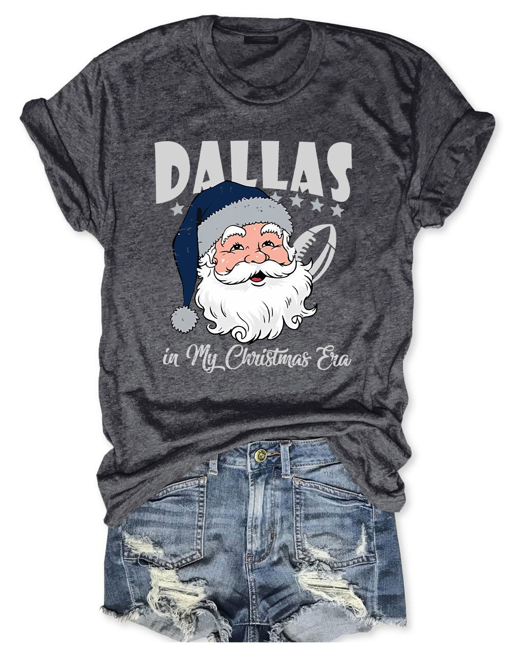 Vintage Dallas Football In My Christmas Era T-Shirt