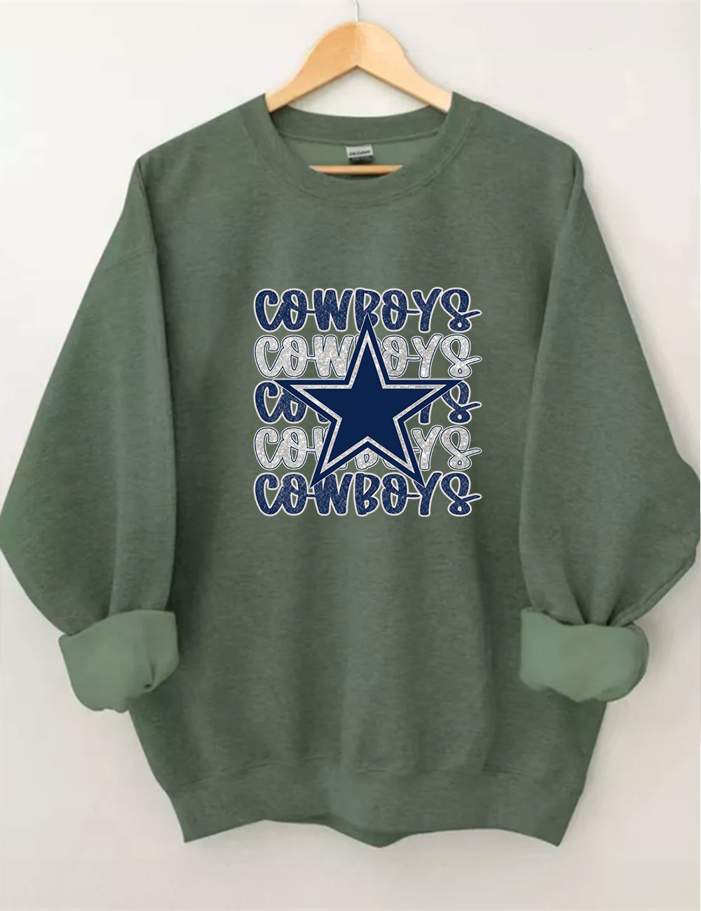 Cowboys Star Football Sweatshirt