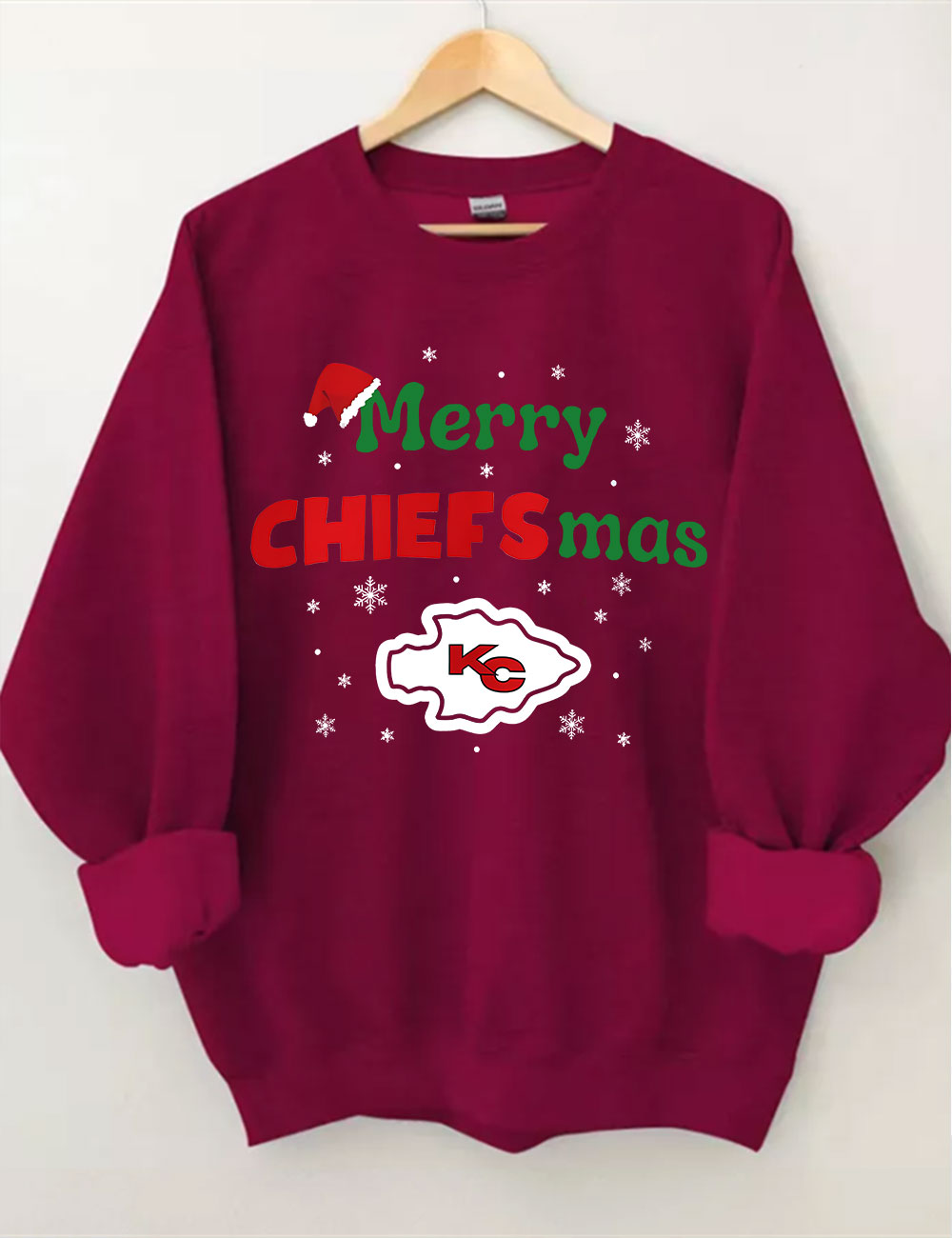 Kansas City Chiefs Merry Chiefsmas Sweatshirt